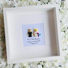 Bride & Groom Wedding Day Personalised Gift Frame