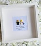 Bride & Groom Wedding Day Personalised Gift Frame