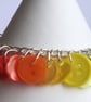 Rainbow button charm bracelet - Image 2