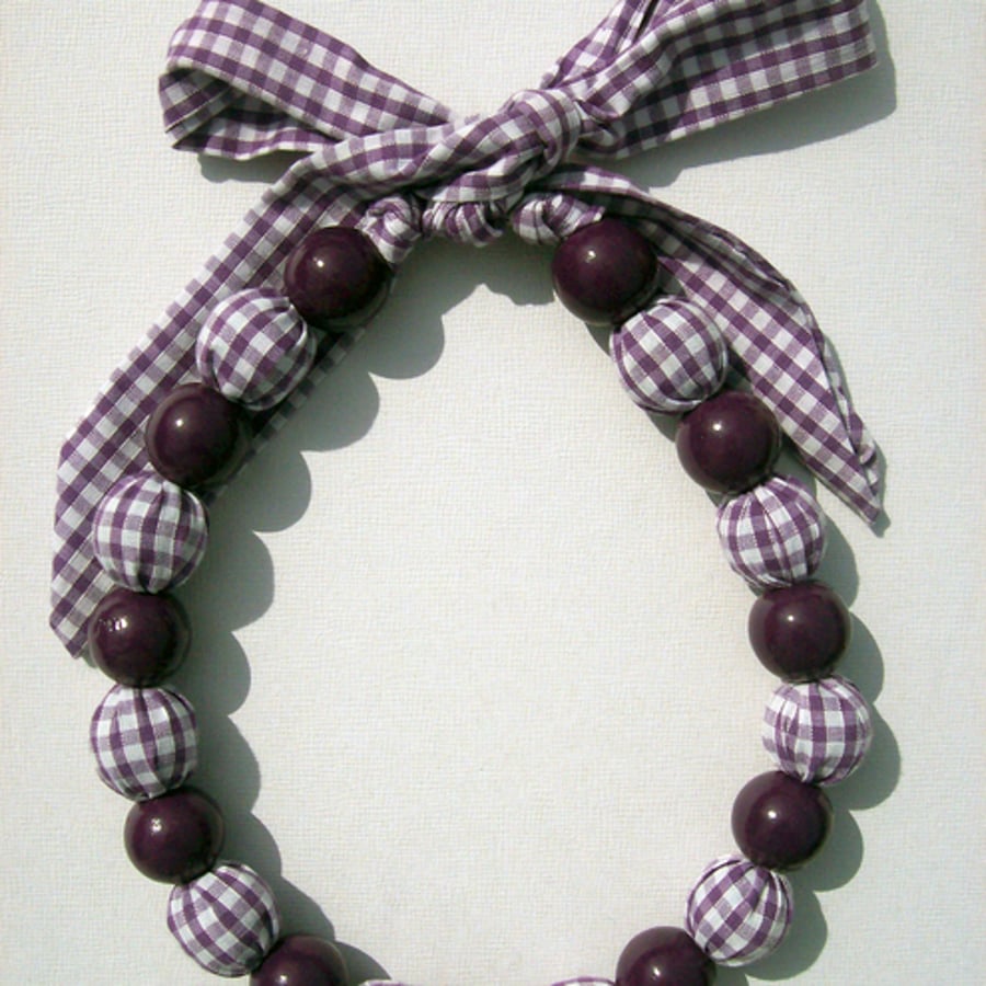 ~Violet Drops Necklace (Different purple beads now in use)~