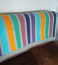 Colourful Striped Crochet Baby Blanket
