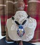 "Blue Wise Owl" Necklace 