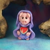 Village Mama-Pig 'Pia' with heart OOAK Sculpt by Ann Galvin