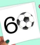 60th birthday card, Age 60 football card - Image 1