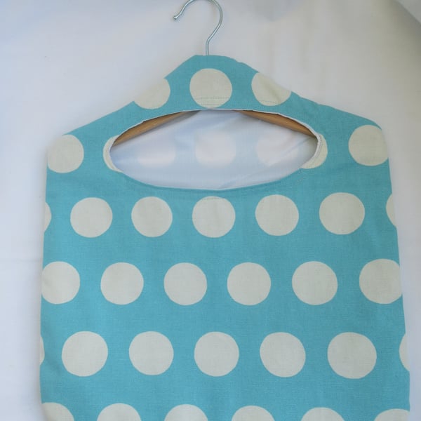 Big Spotty Hanging Style Peg Bag, Handmade from Cath Kidston's Fabric