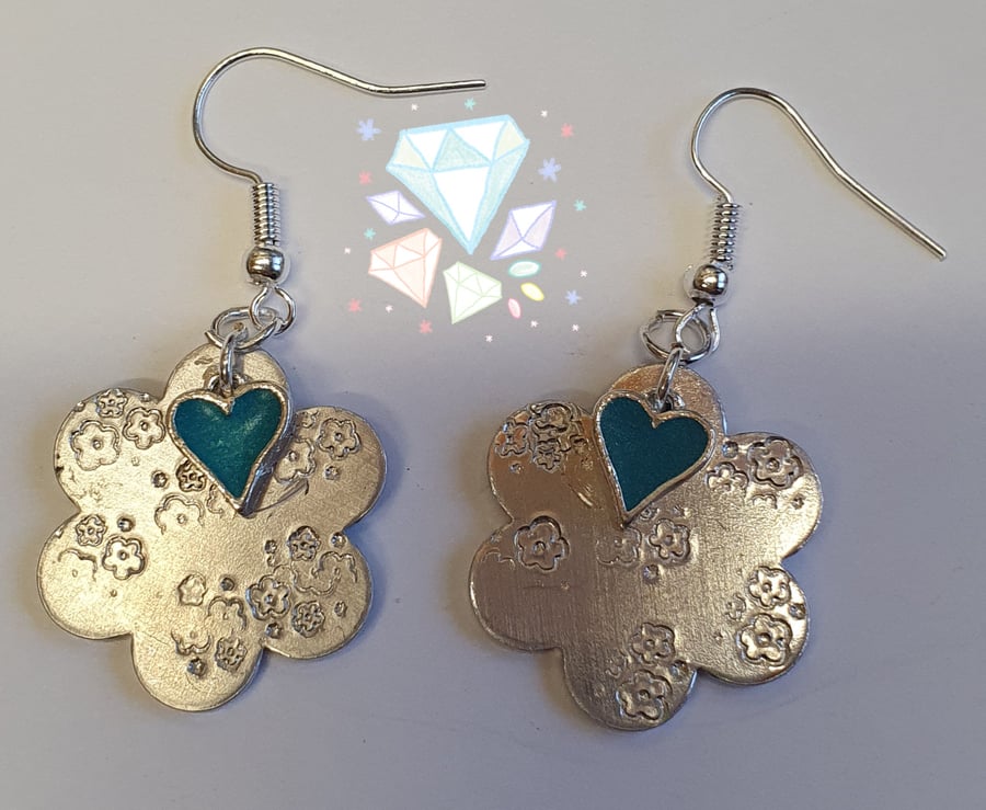 Hand Stamped Earrings 