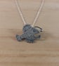 Sterling Silver Angler Fish Necklace (SKU201025C)