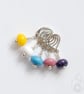 Lampwork Stitch Markers - Poly Pride - Image 2