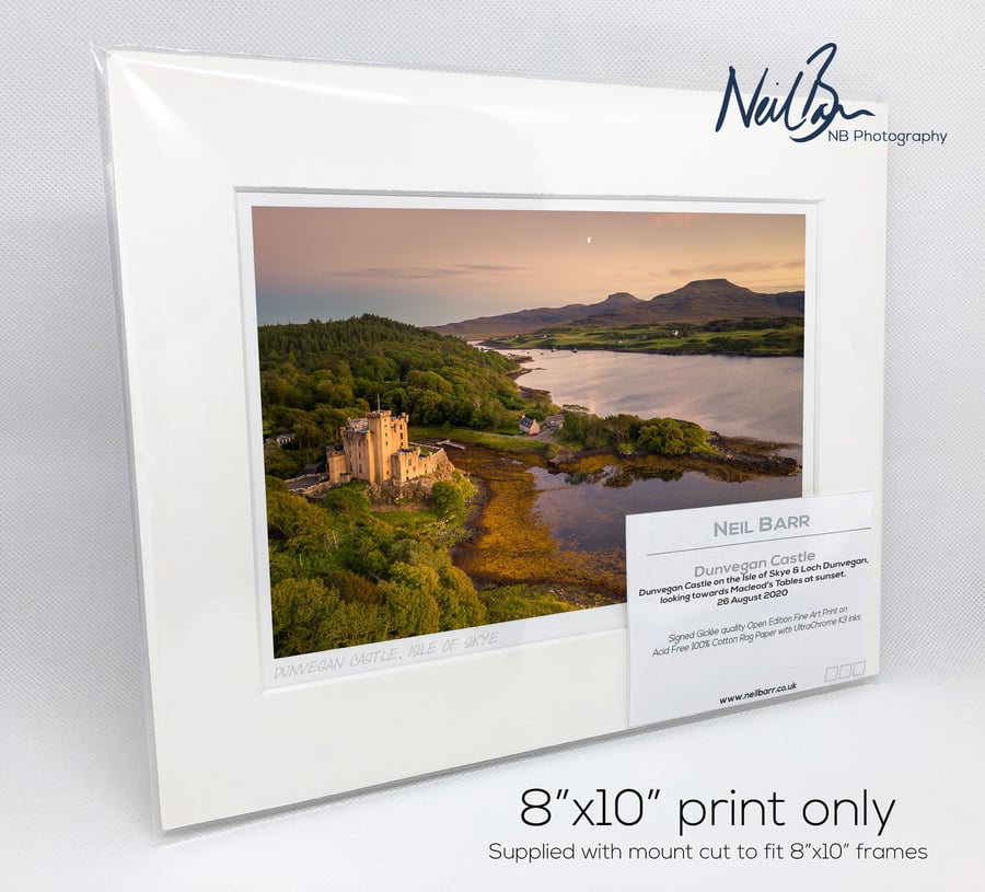 Dunvegan Castle, Isle of Skye, Scotland - A5 (10" x 8") Unframed Print