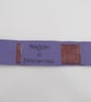 Purple Amathyst Centre Floral Embossed Leather Bookmark Healing Crystal - Image 7