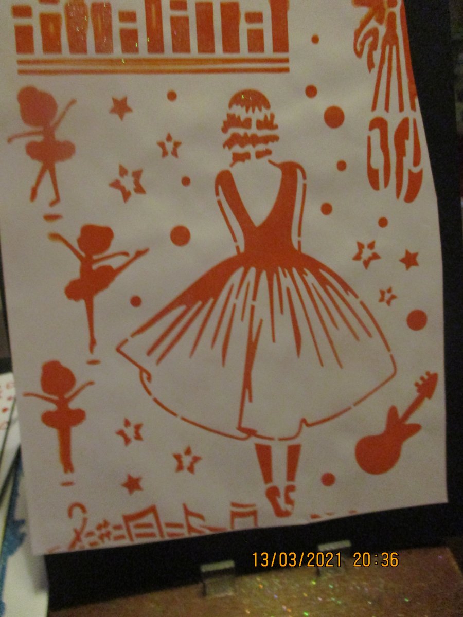 Orange Dress on a Lady Picture