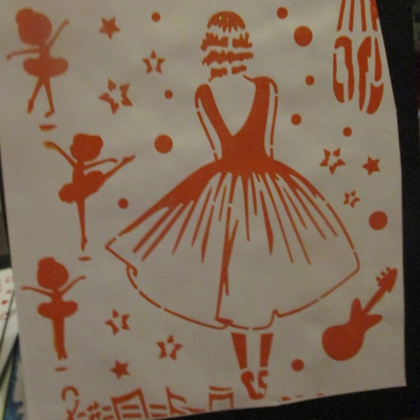 Orange Dress on a Lady Picture