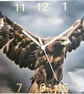 GOLDEN EAGLE bird of prey wall hanging clock  bird  - Image 1