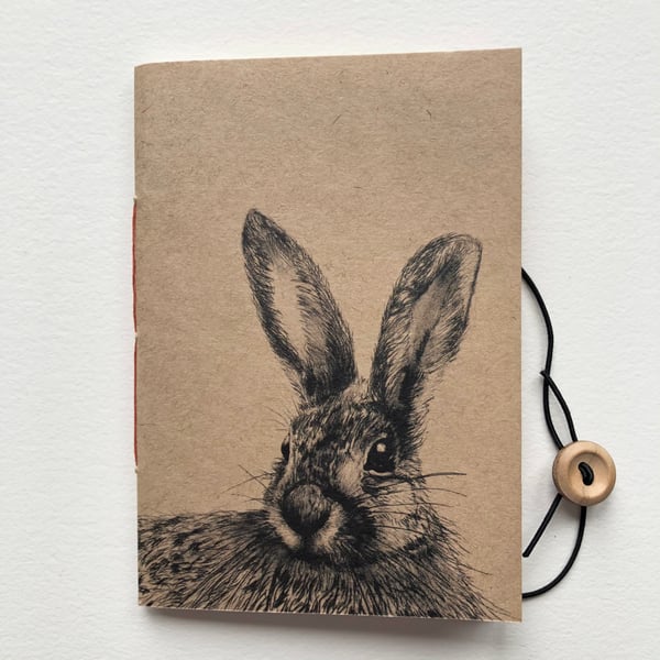 Notebook. Pocket sized. Curious Hare.