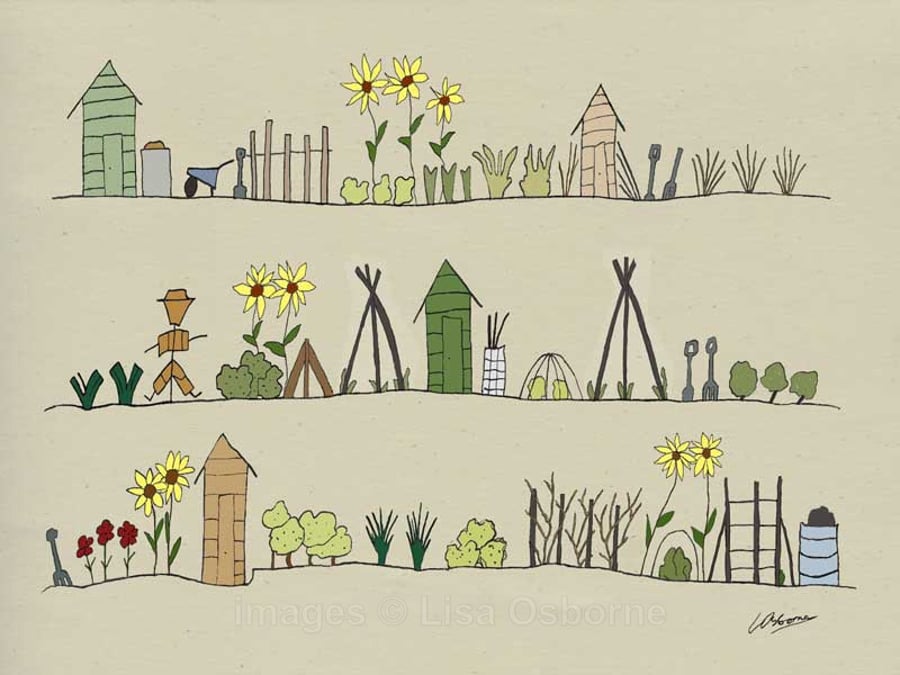 The Allotments -print