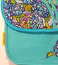 Shoulder bag, Hydrangea on turquise  - Image 3