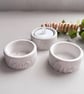 Grey Tea light Holder – Candle Holder - Minimalist Decor