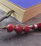 Pink Sword Bookmark, Agate Tassel Bookmark - Image 5