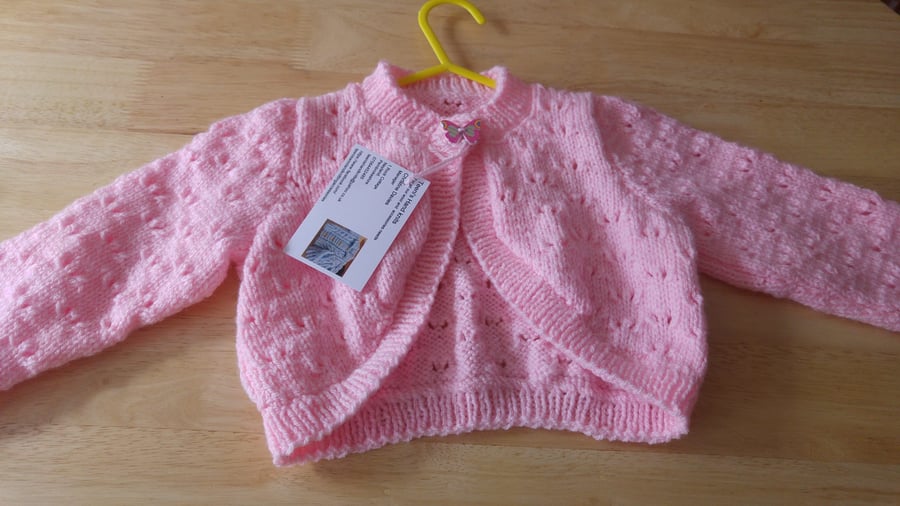 Long sleeved Bolero - Pink