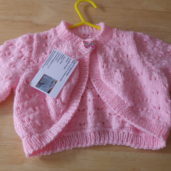 Long sleeved Bolero - Pink