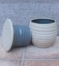 French butter dish crock keeper hand thrown stoneware handmade pottery ceramic - Image 1
