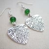 Silver Leaf Earrings