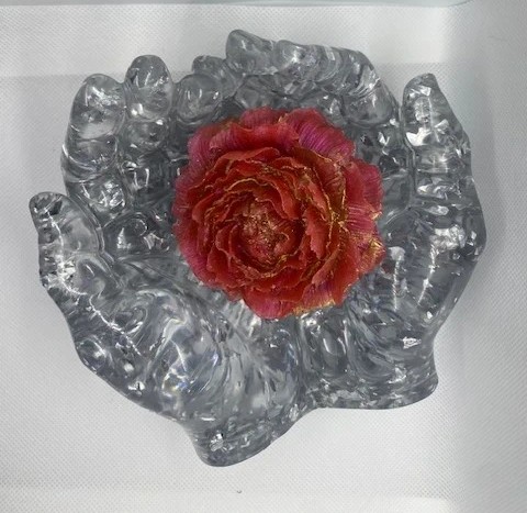 Handcrafted Resin Hands – Jewellery Dish or Keepsake Holder