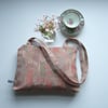 Vintage Japanese kimono fabric, evening or shoulder bag.