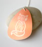Fox pendant in orange - Image 1