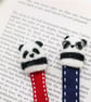 Woolly Panda Bear Bookmark - Needle Felt Felted Handmade Wool Book Accessory - Image 3