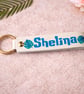 Handmade Faux Leather Key Fob – ‘Ohana Means Family’ Personalised Made to Order - Image 2
