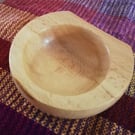 Wood Bowl, Beech, Hand Turned, Natural Edged