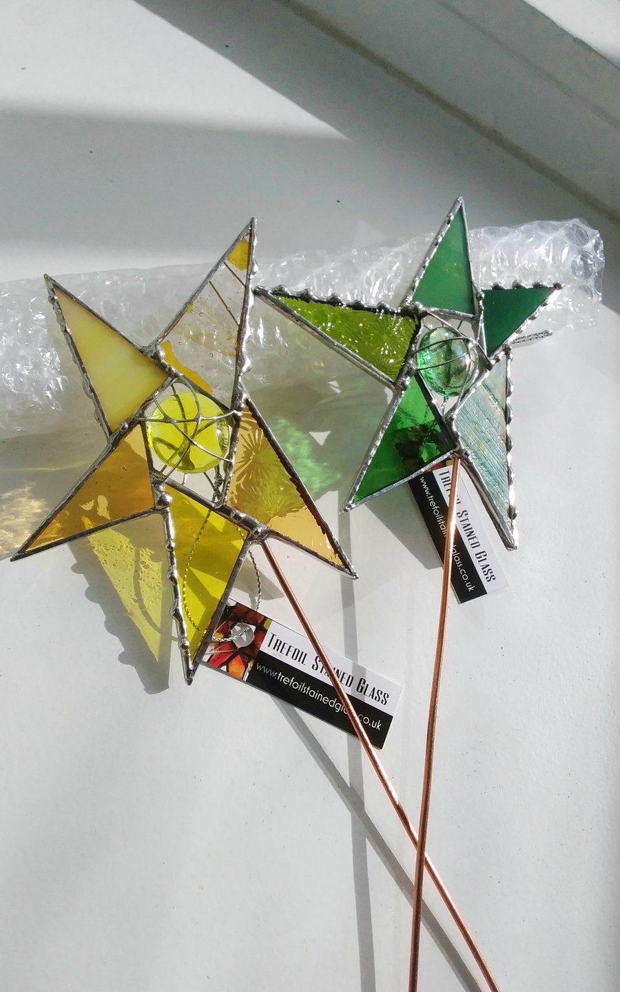 Stained Glass Plant Wand