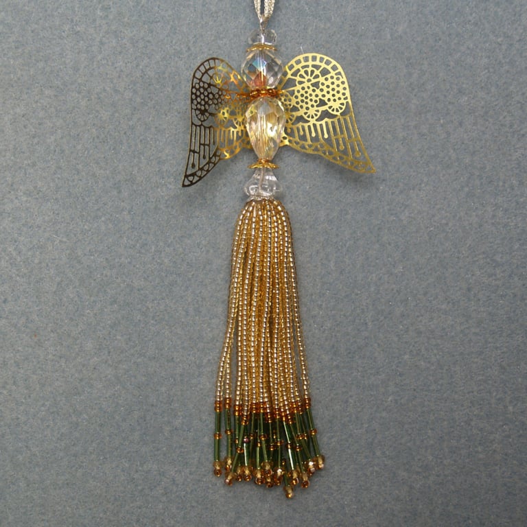 Christmas Fairy Angel Hanging Ornament Guardian Angel Sun Catcher 002