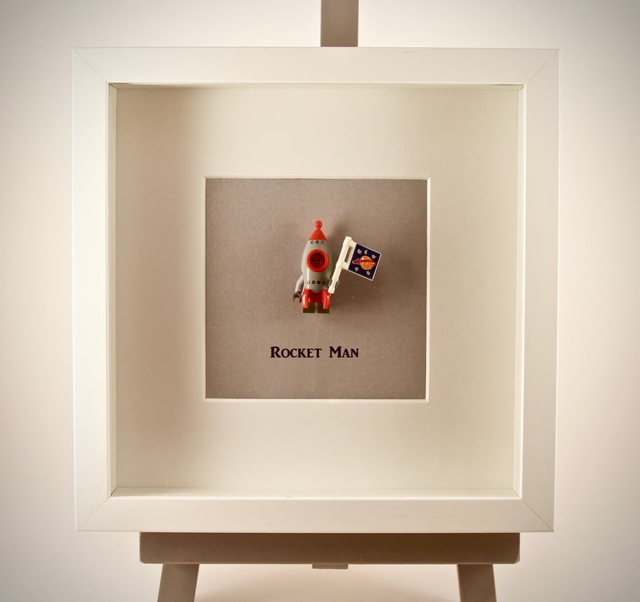 Rocket Man mini Figure frame