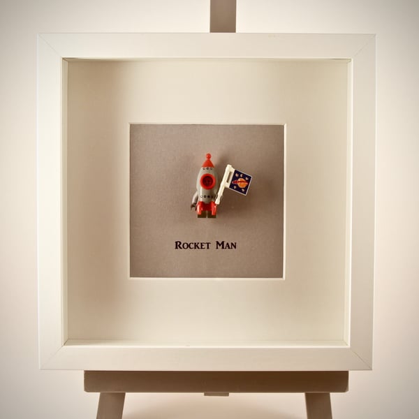 Rocket Man mini Figure frame