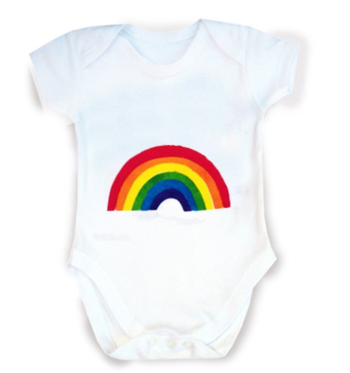 Rainbow Babygrow, Rainbow Bodysuit, Baby Gift, Baby Clothes, , 