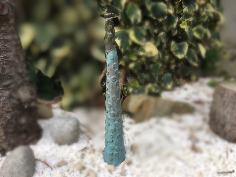 Garden sculpture, ceramic sculpture for indoors or outdoors