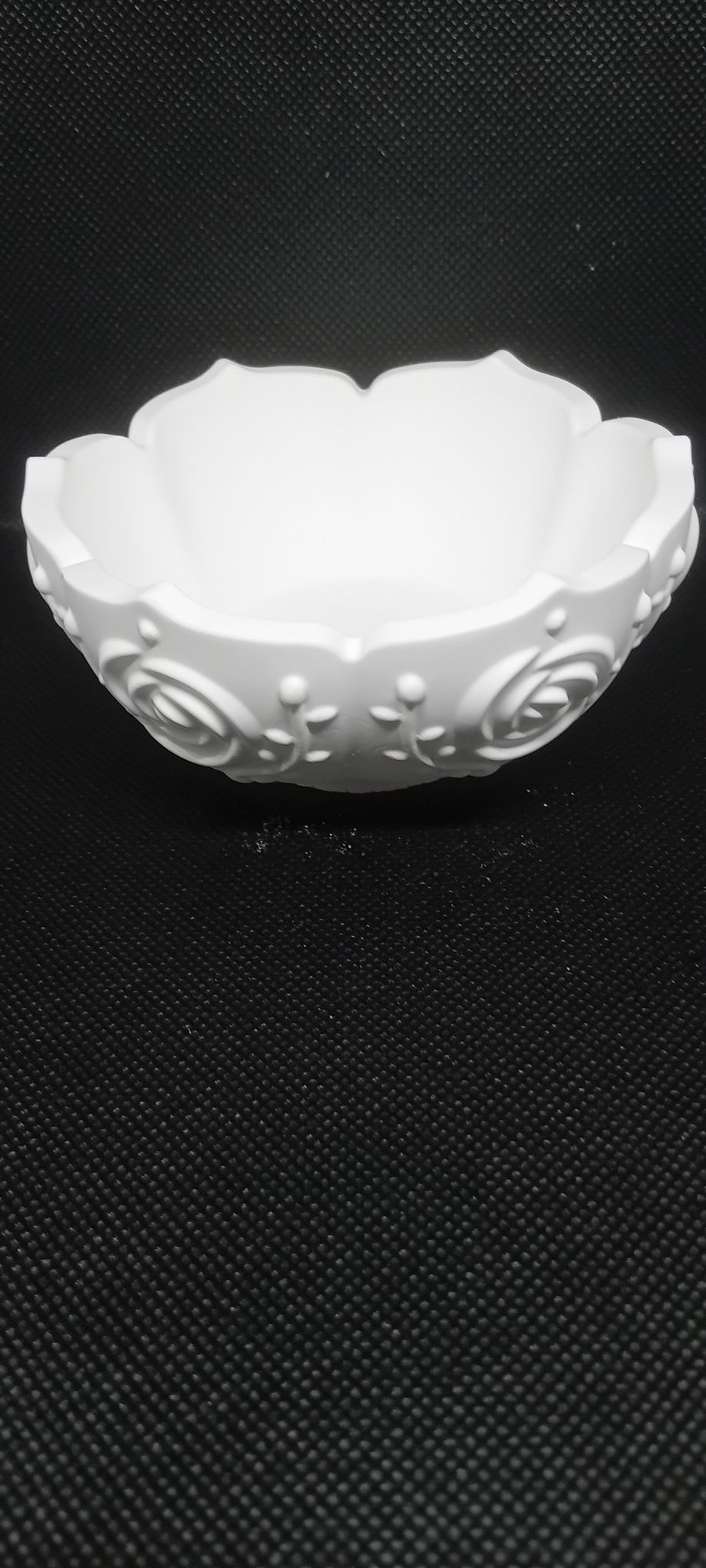 Rose bowl for trinkets and jewellery 