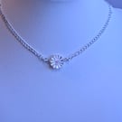 A carved Mother of Pearl Daisy Choker