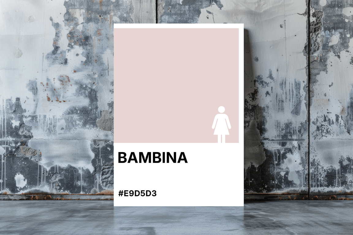 BAMBINA Greeting Card – Colour Swatch Series (A6, Blank Inside)