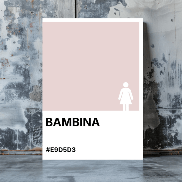 BAMBINA Greeting Card – Colour Swatch Series (A6, Blank Inside)