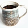 Mug Brown Glazed  - Hand Thrown Stoneware Ceramic Mug 