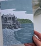 Robin Hood's Bay Greetings Card, Yorkshire Coast Note Card - Image 2