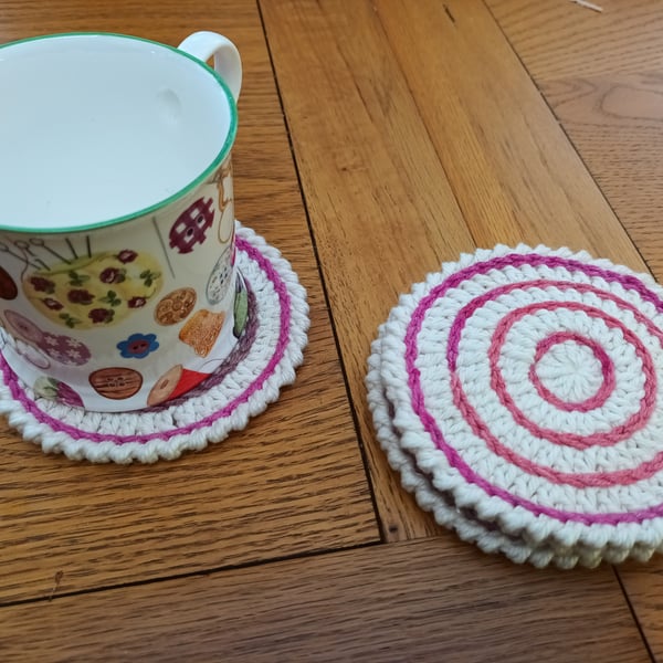 Crochet coasters 