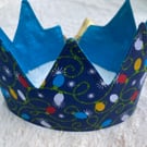 Christmas Cracker Hats Tin of 4 or 6, Reusable Reversible Fabric Party Hats