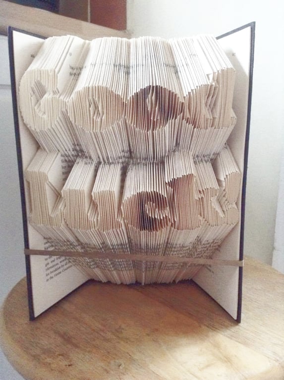 Good Luck! MMF Book Folding Pattern  - EMAILED PDF PATTERN