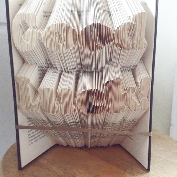 Good Luck! MMF Book Folding Pattern  - EMAILED PDF PATTERN