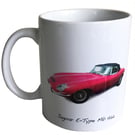 Jaguar E-Type Mk1 1966 - 11oz Ceramic Mug - Gift for Jag Enthusiast in your life
