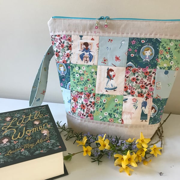 Little Women zippy project bag